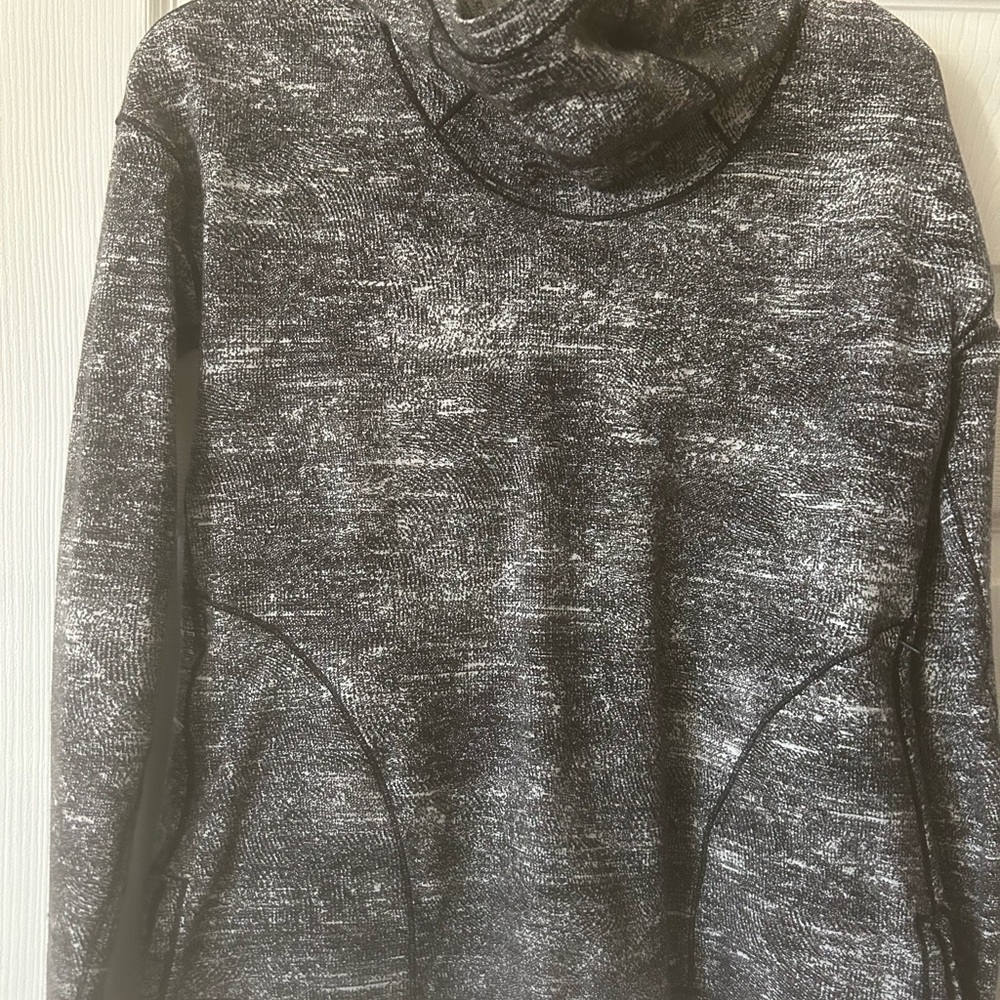 Lululemon Endeavor Pullover W Hood. Black White S… - image 7
